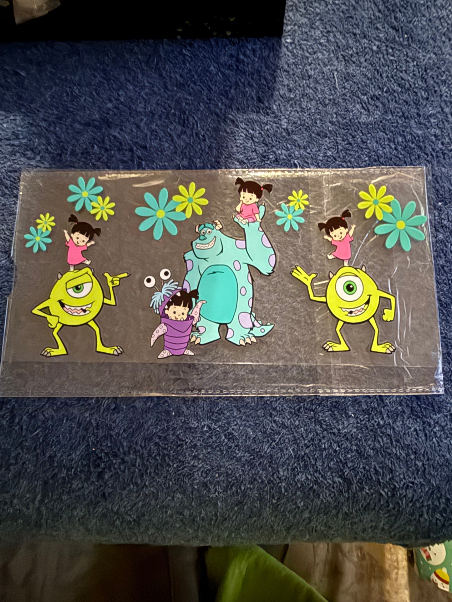 16oz Monster Inc decals