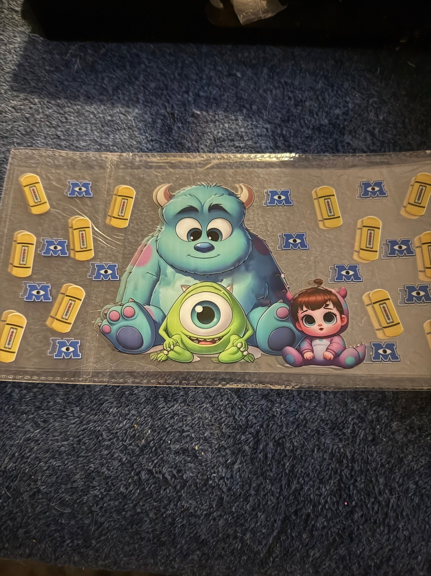 16oz baby Monster Inc decals