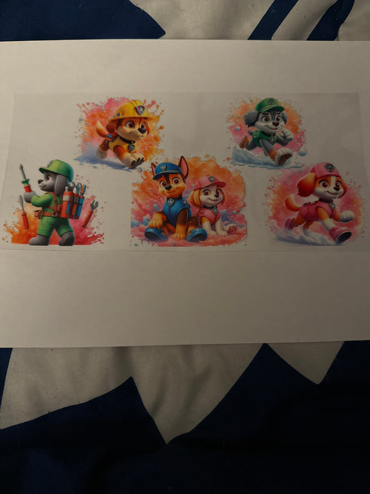 16oz Paw Patrol decal