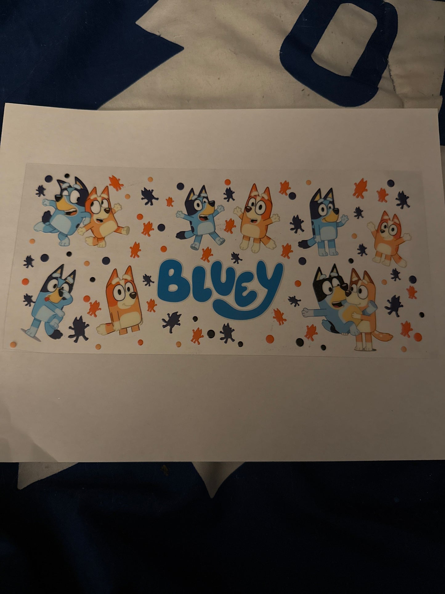16oz Bluey decal