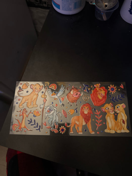 16oz Lion King decal