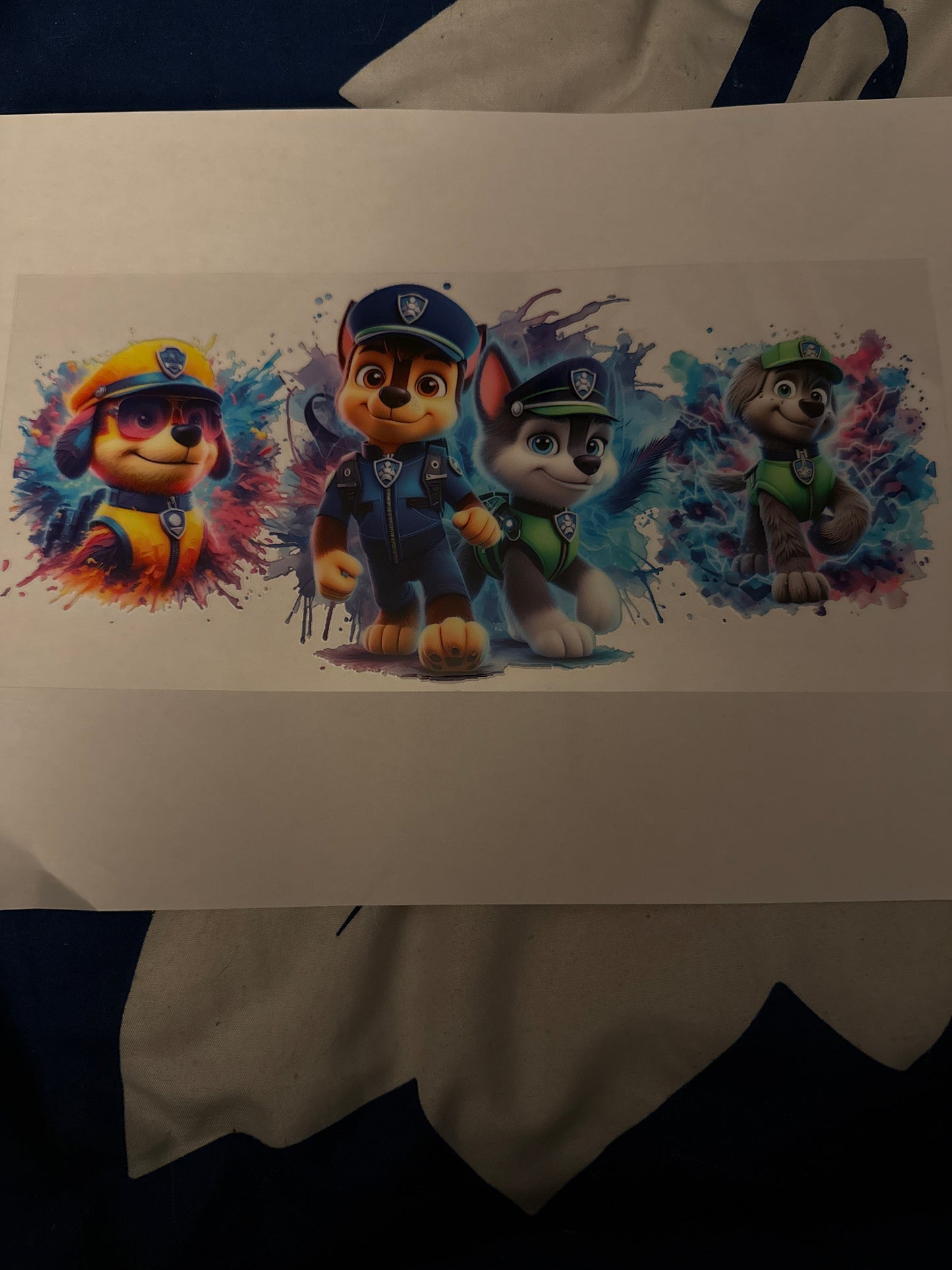 16oz decals Paw Patrol