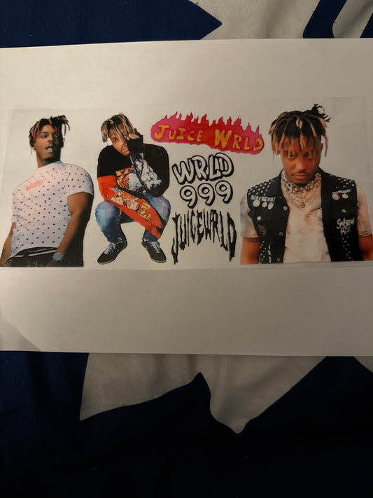 16oz Juice Wrld singer decal