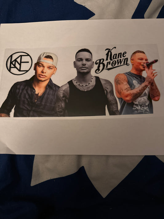 16oz Kane Brown singer decal