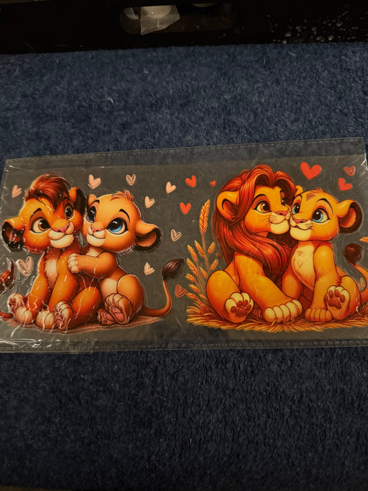 16oz baby lion king Decals